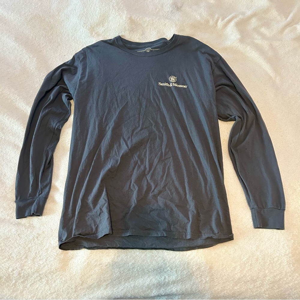 Gray Smith and Wesson Long Sleeve Men's Shirt